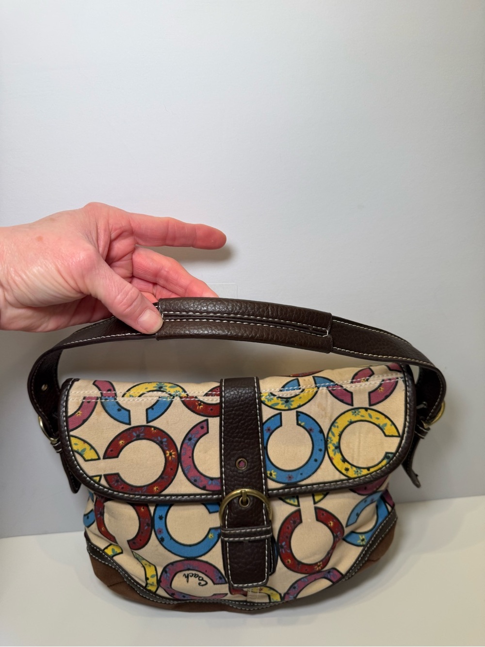 Vintage Coach Bag y2k 1990s - Picture 4 of 15